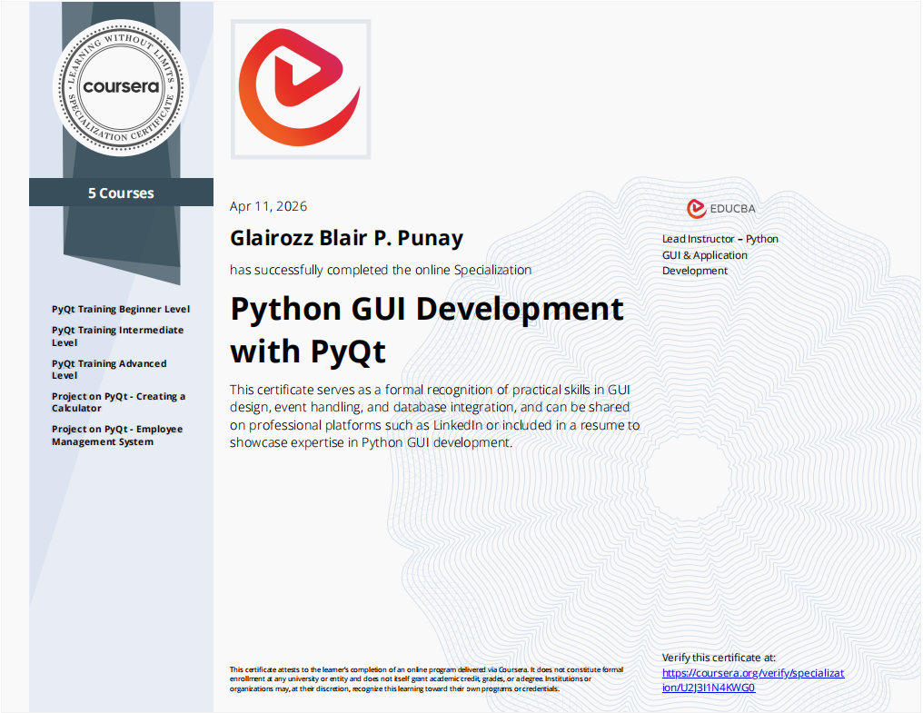 Python GUI Development