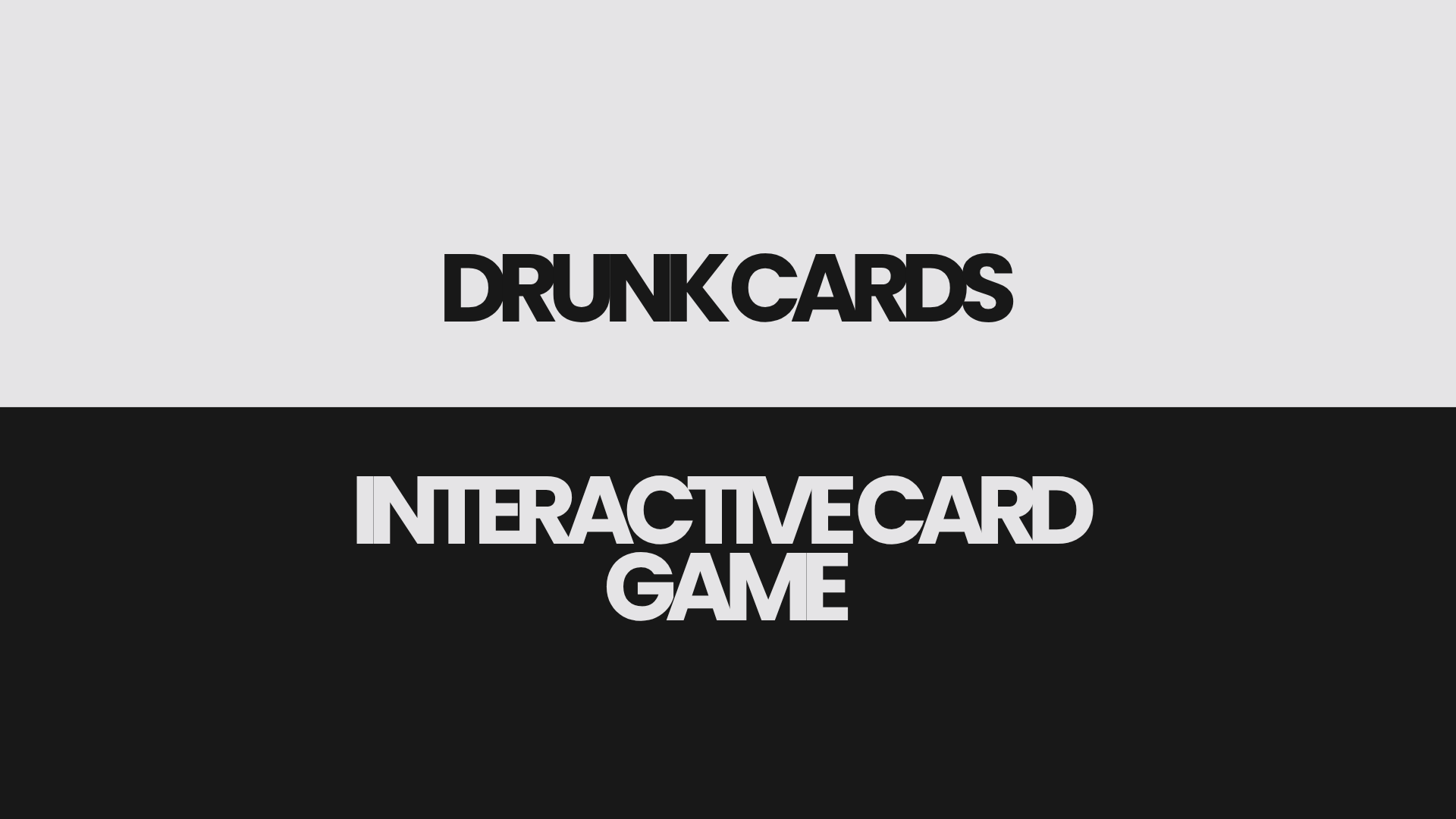 Drunk Cards — project preview